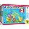 Masterpieces Canada Map 36 Piece Floor Puzzle Educational Geography Kids 24X36